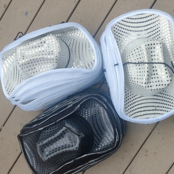Cowboy Party Hats with LED Lights for Men/Women One Size Bundle of 10 and more - Picture 3 of 3